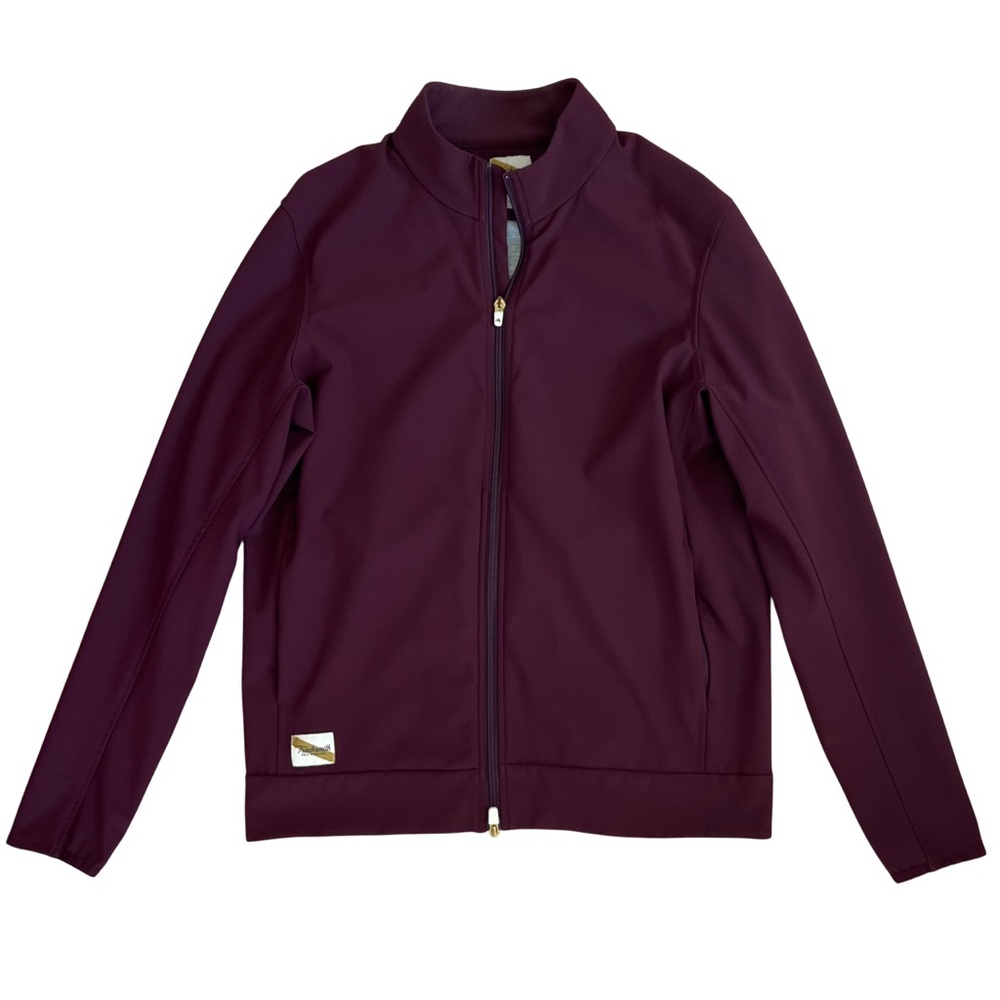 Tracksmith Men’s Maroon Burgundy Double Zip Jacket